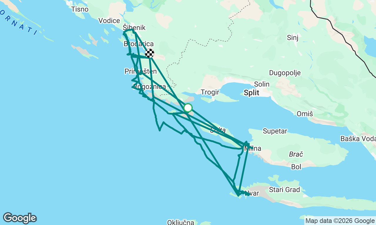 Voyage map