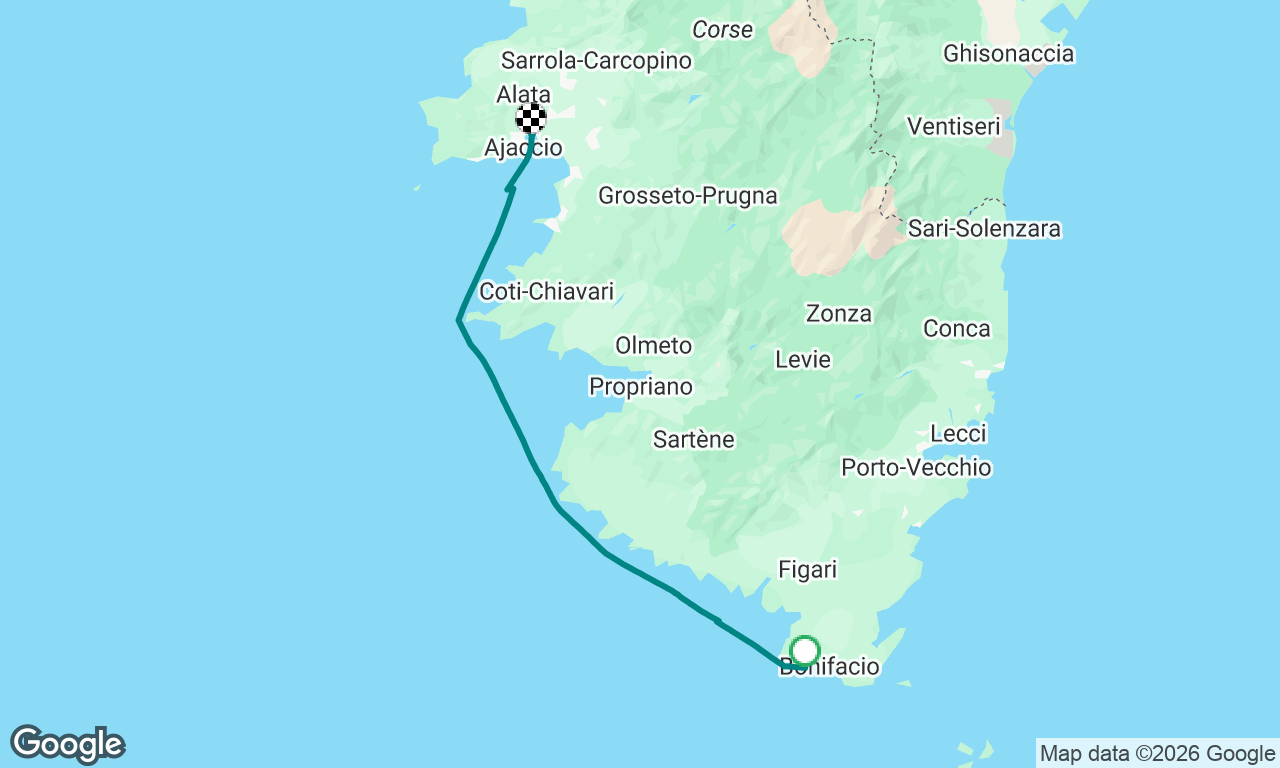 Voyage map