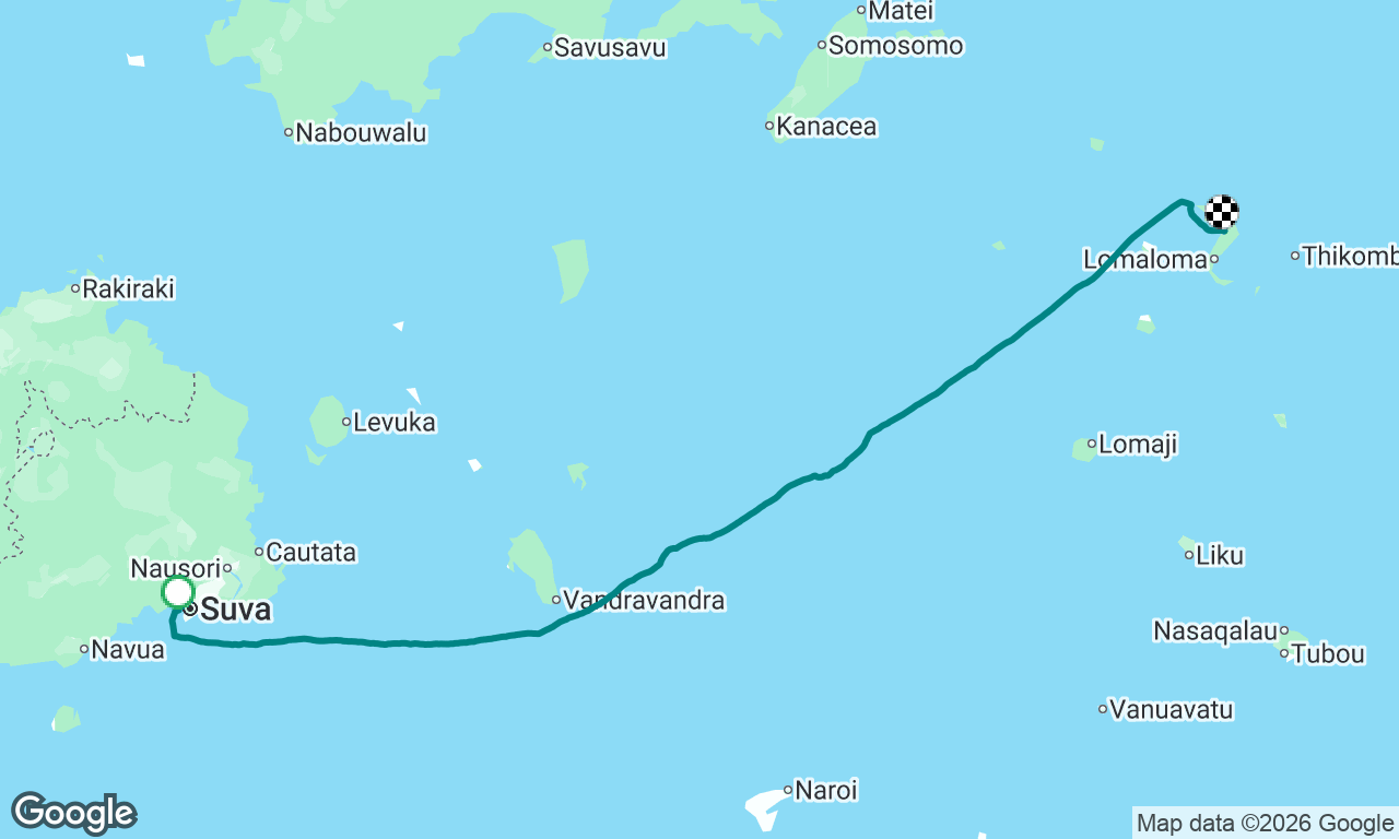 Suva to Bay of Islands