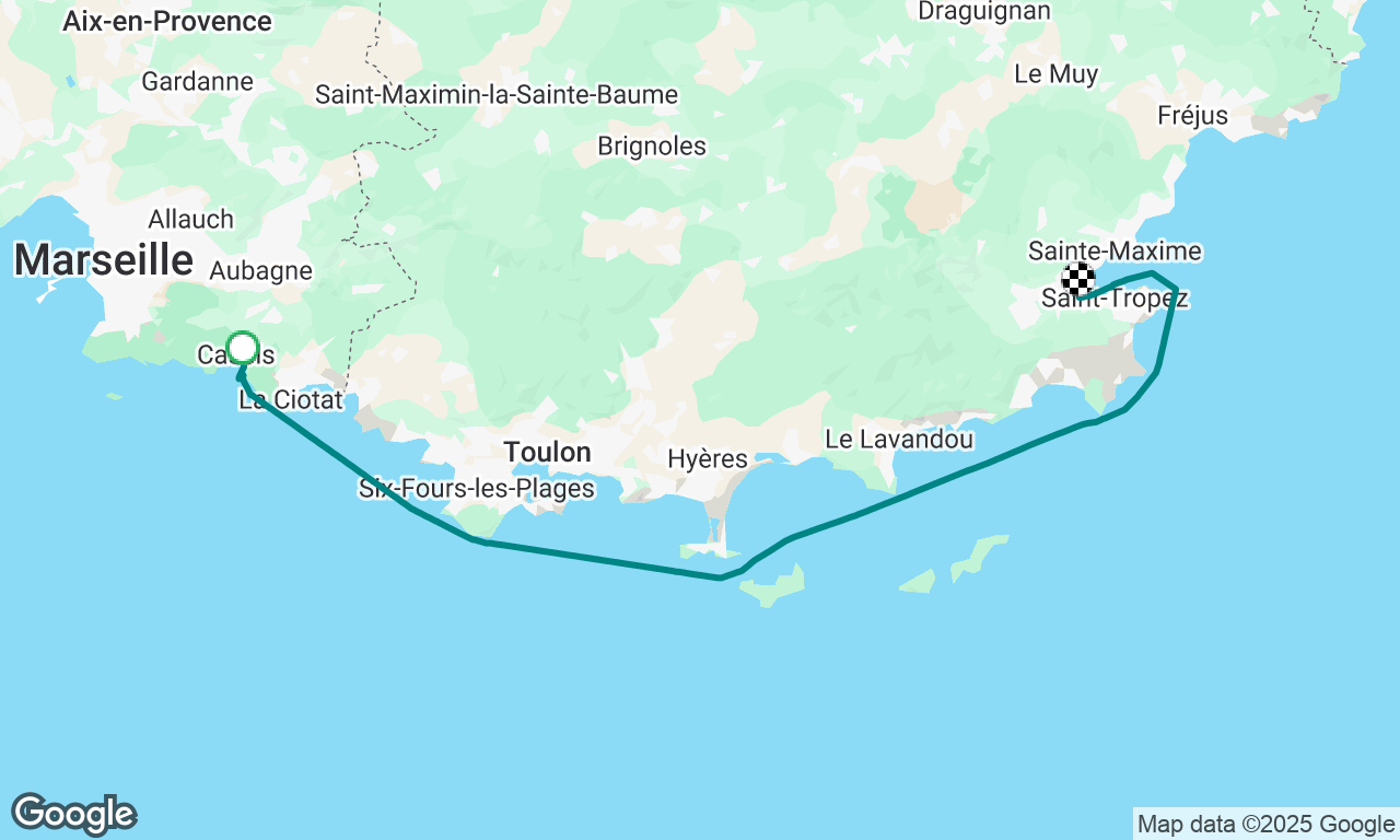 Cassis -> Port Grimaud
