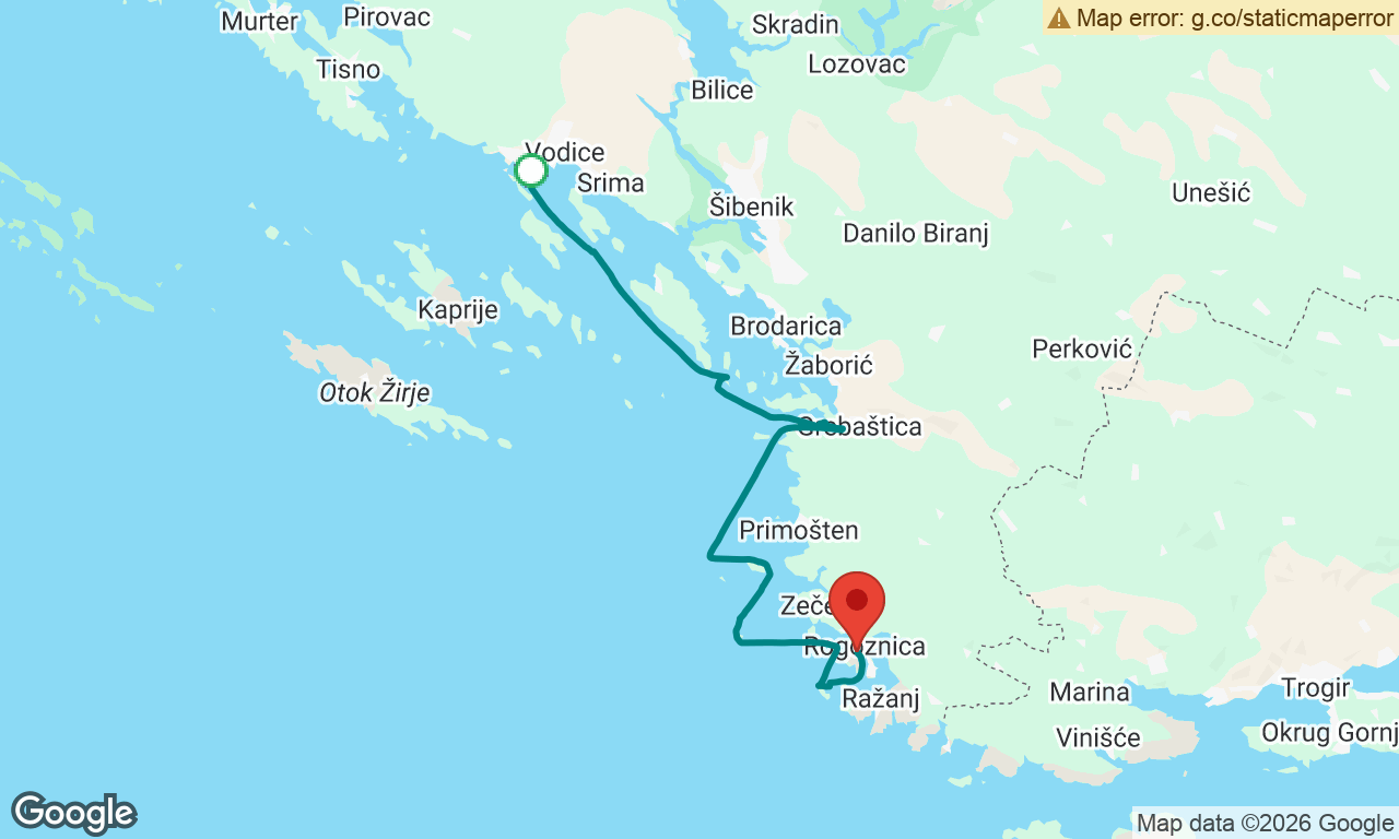 Voyage map