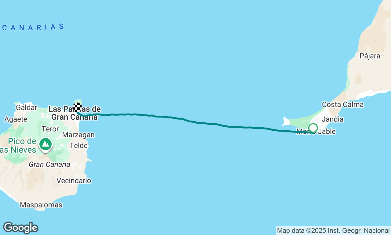 Fuertaventura to Las Palmas