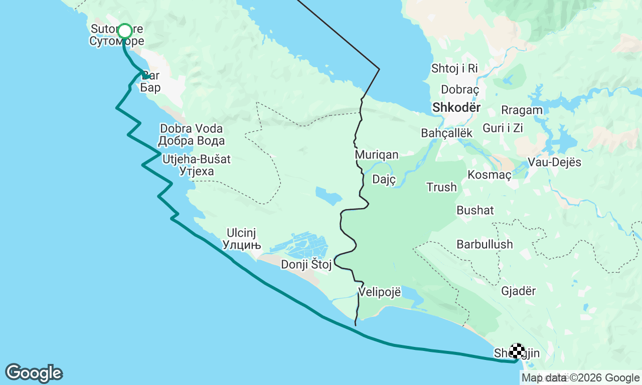 Voyage map