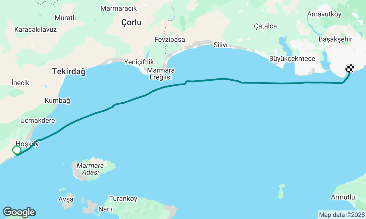 Voyage map