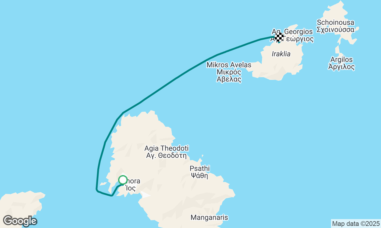 Ios to Paralia Vorini (Iraklia)