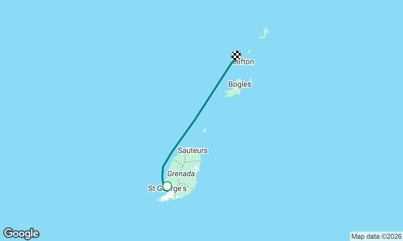 Greneda, St George’s to Union Island, Chatham Bay Anchorage