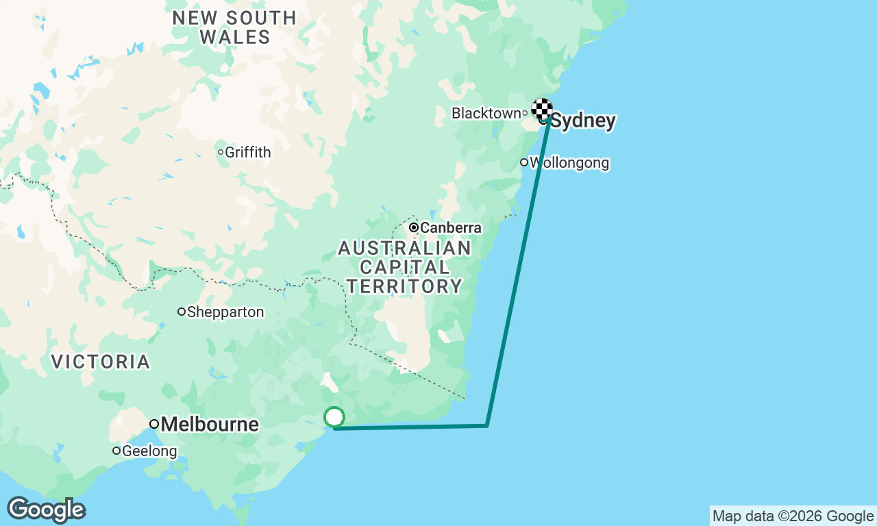 Voyage map