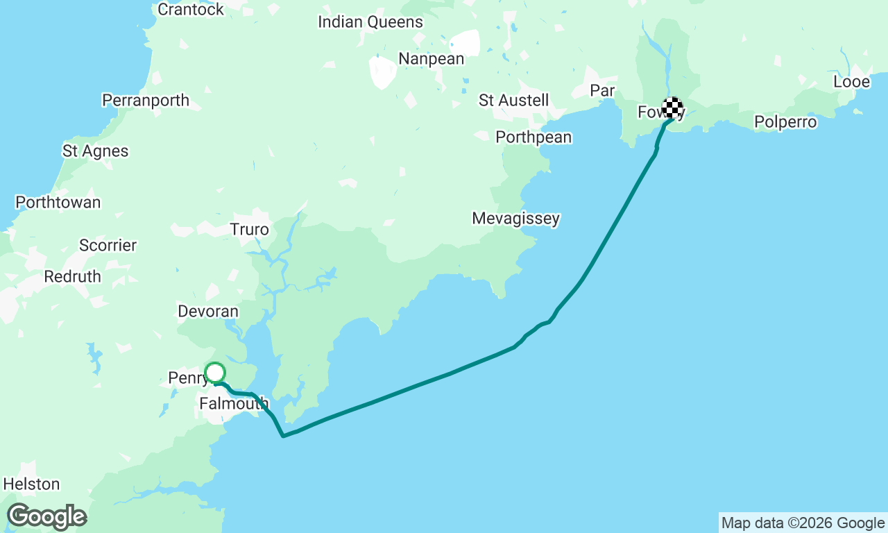 Falmouth to Fowey