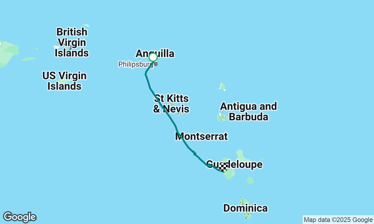 St Maarteen to Guadeloupe 
