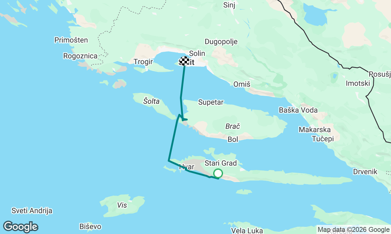 Voyage map