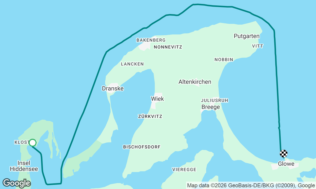from Kloster to Glowe