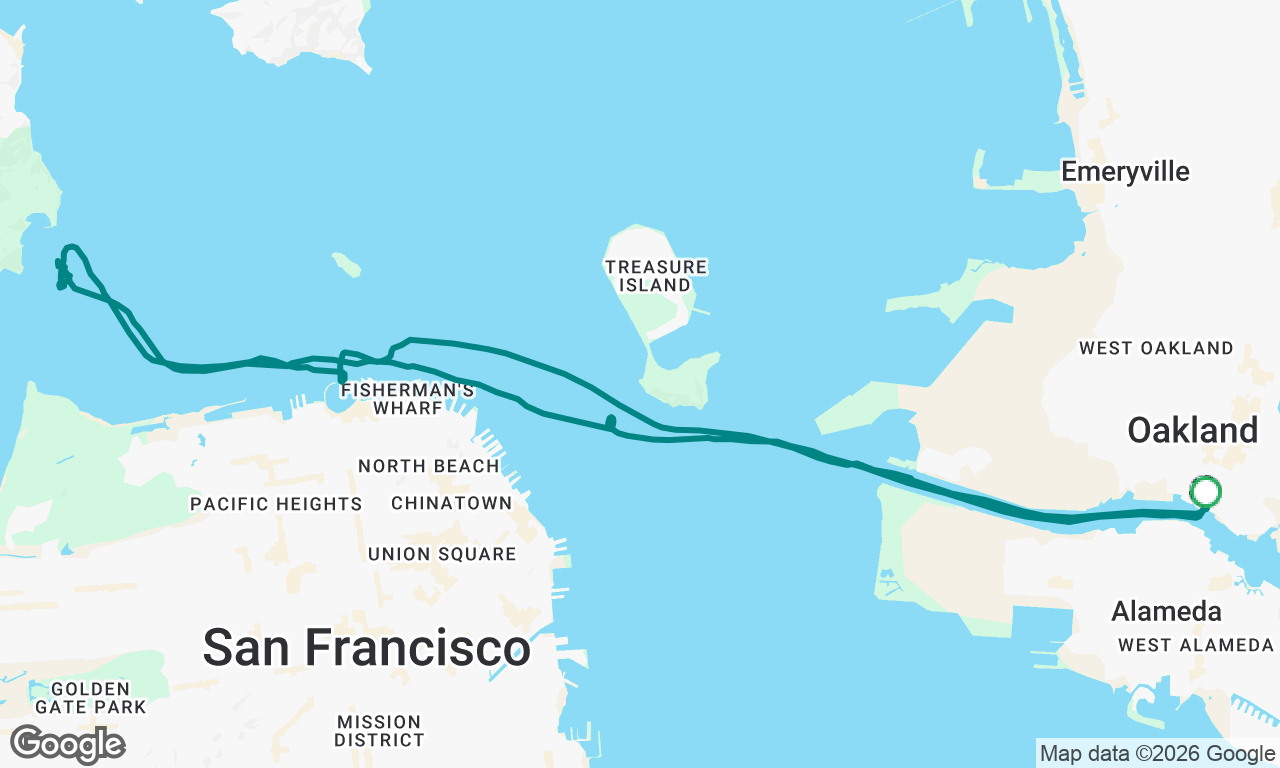 Voyage map