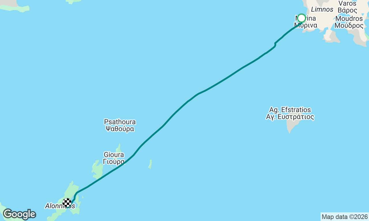 Voyage map