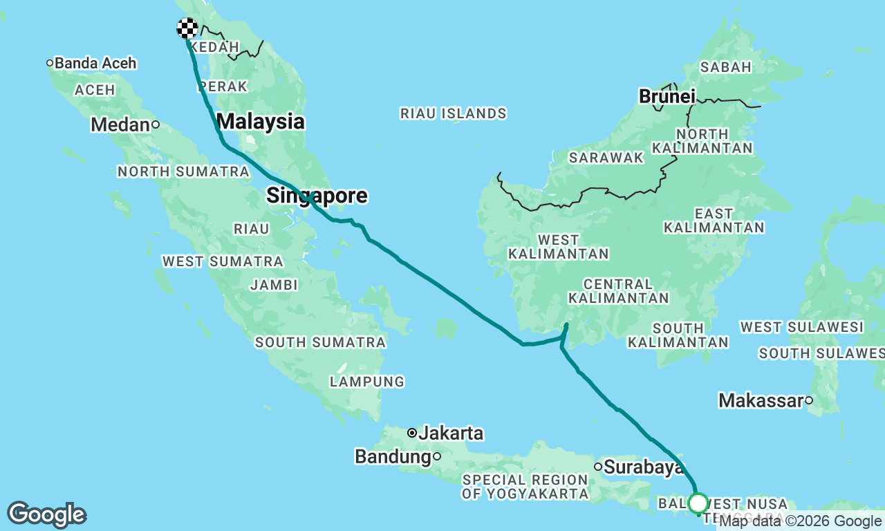Voyage map