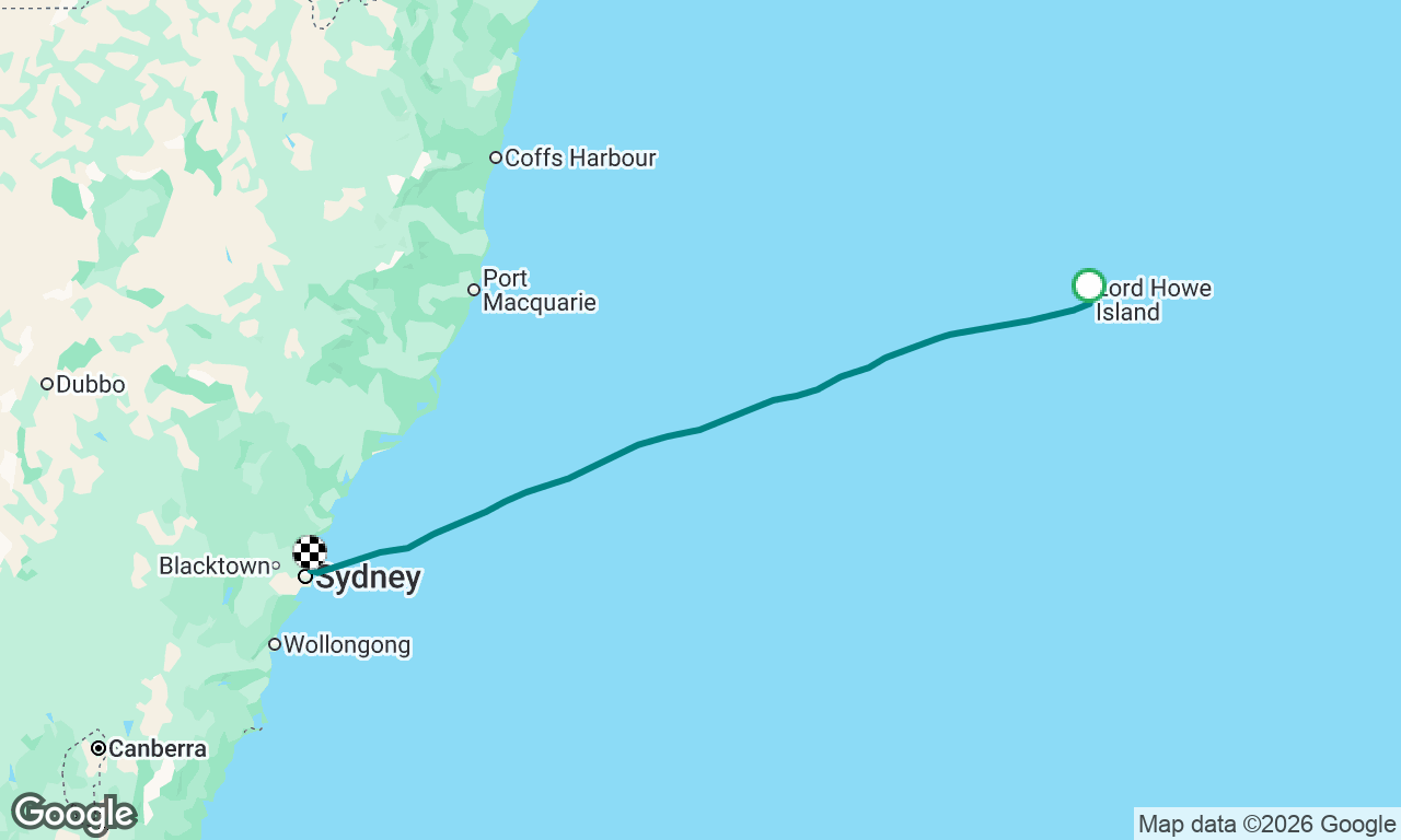LHI to Sydney