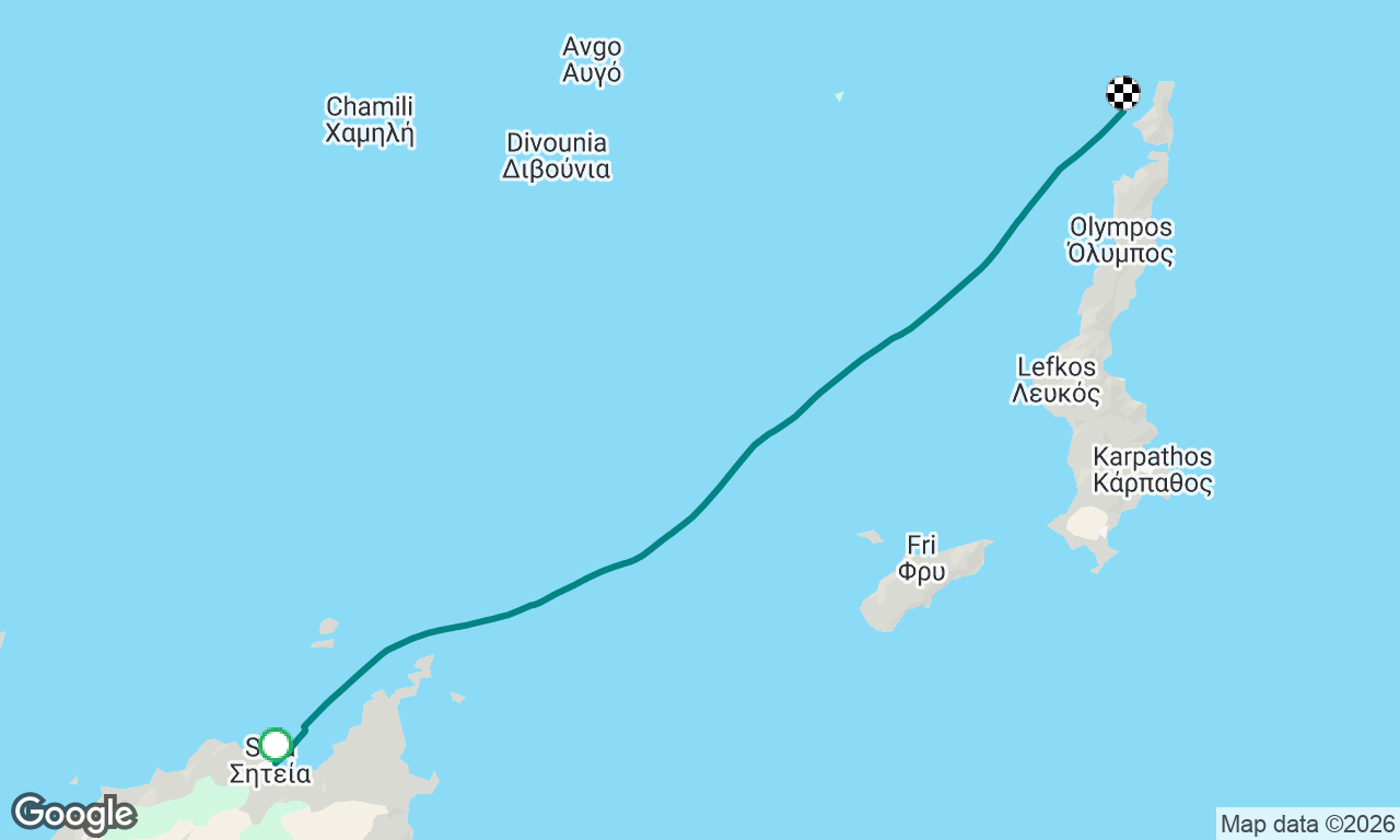 Voyage map