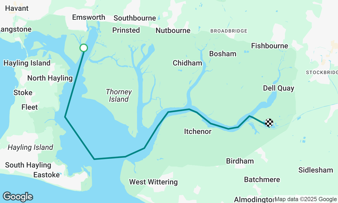 Moving round to the marina 