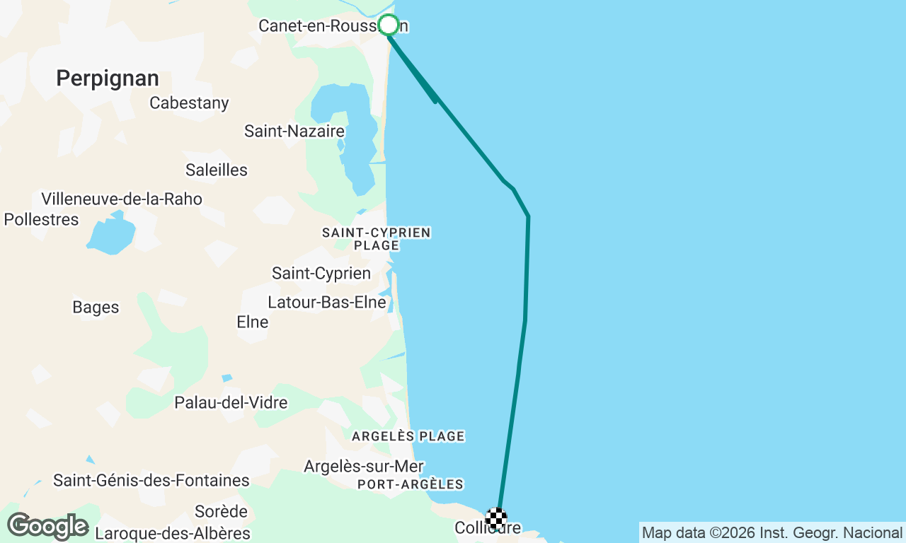 Voyage map