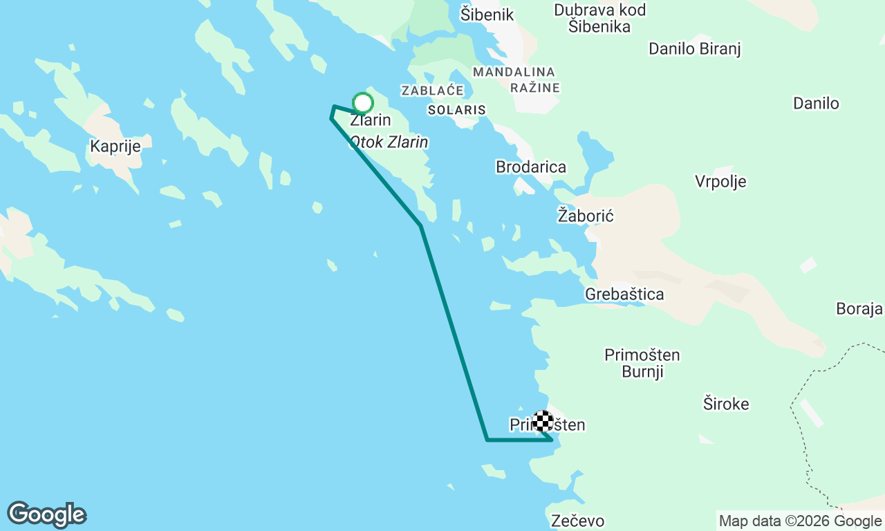 Voyage map