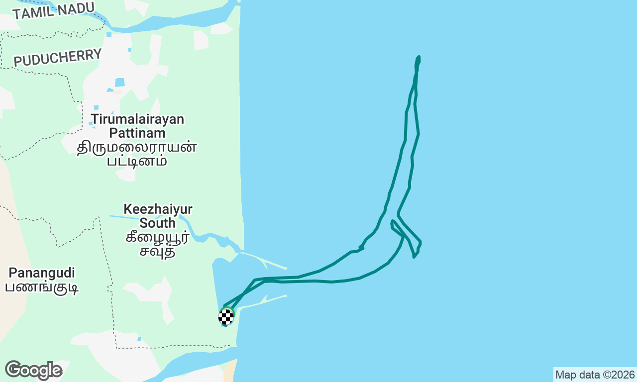 Sail off Karaikal 