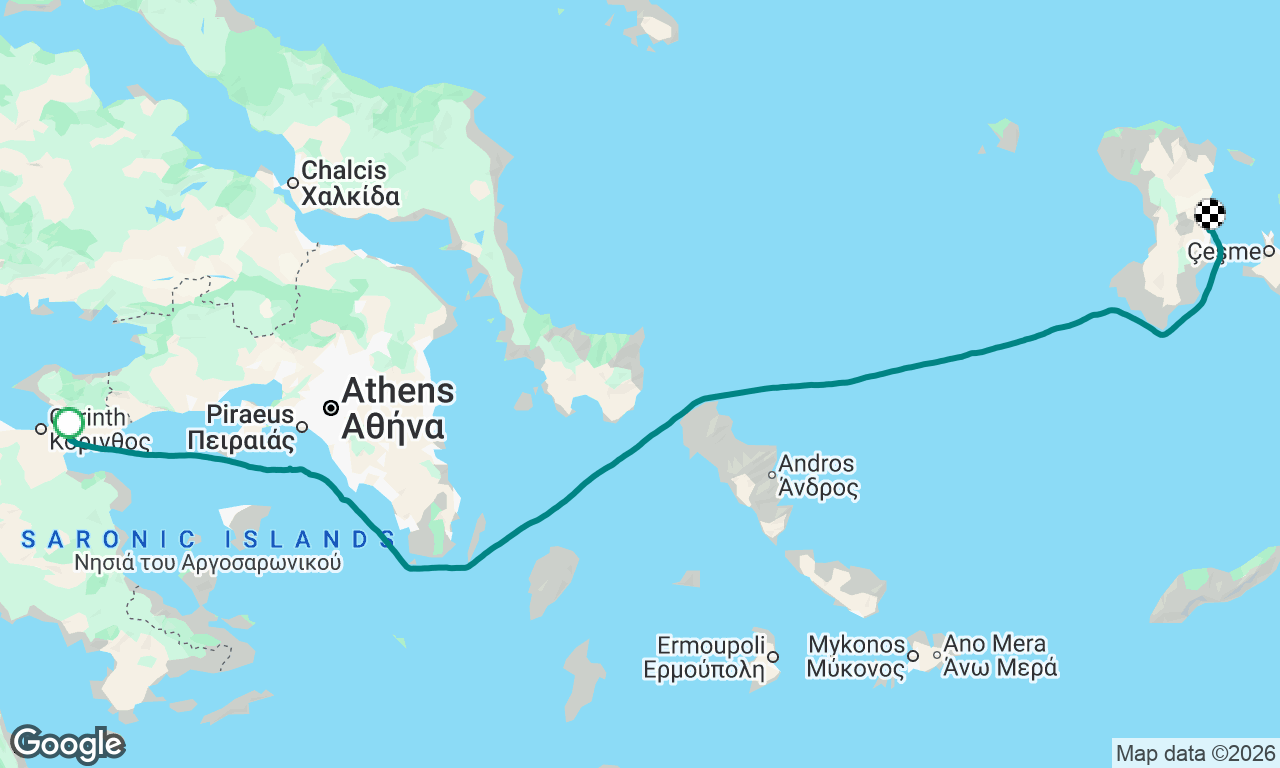 Voyage map