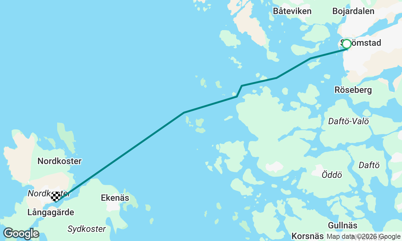 Voyage map