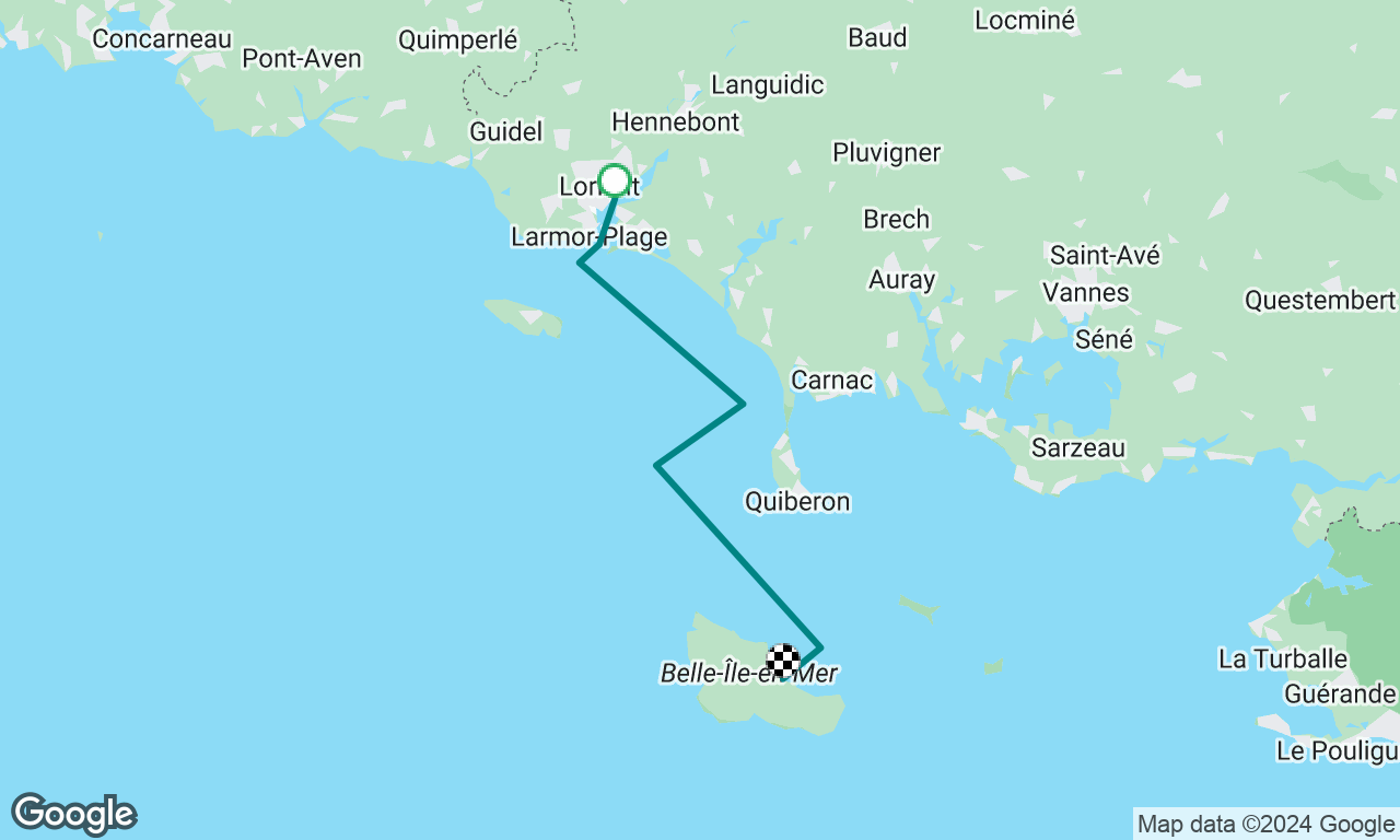 Voyage map