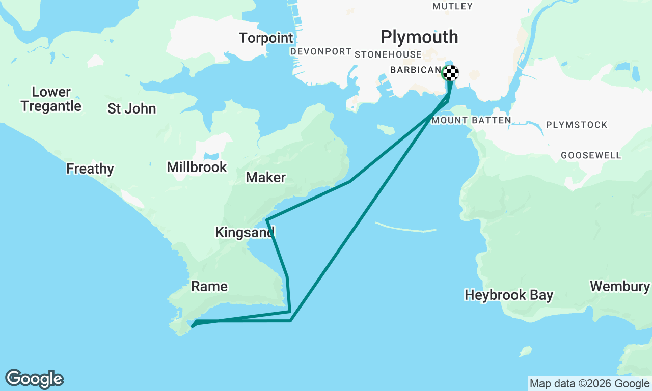 Sutton Hbr to Cawsand Bay