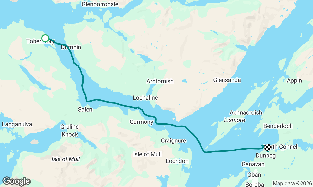 Tobermory to Dunstaffnage