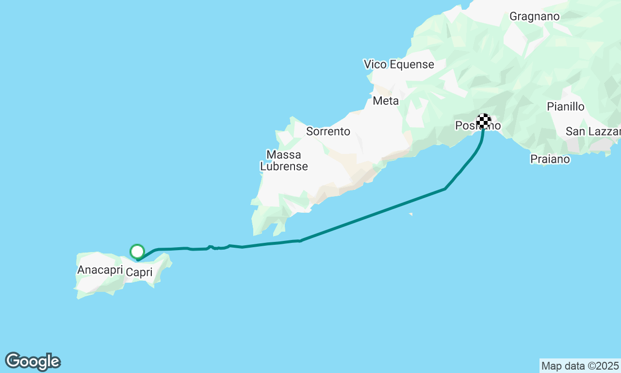 Transit to Positano from Capri