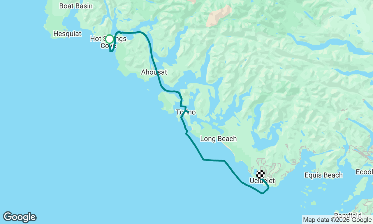 RRR Day 18
Hot Springs Cove to Ucluelet via Tofino