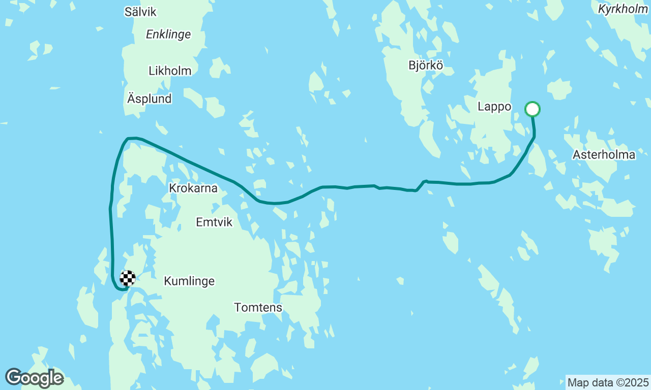 Day 21, Sailing to Kumlinga 