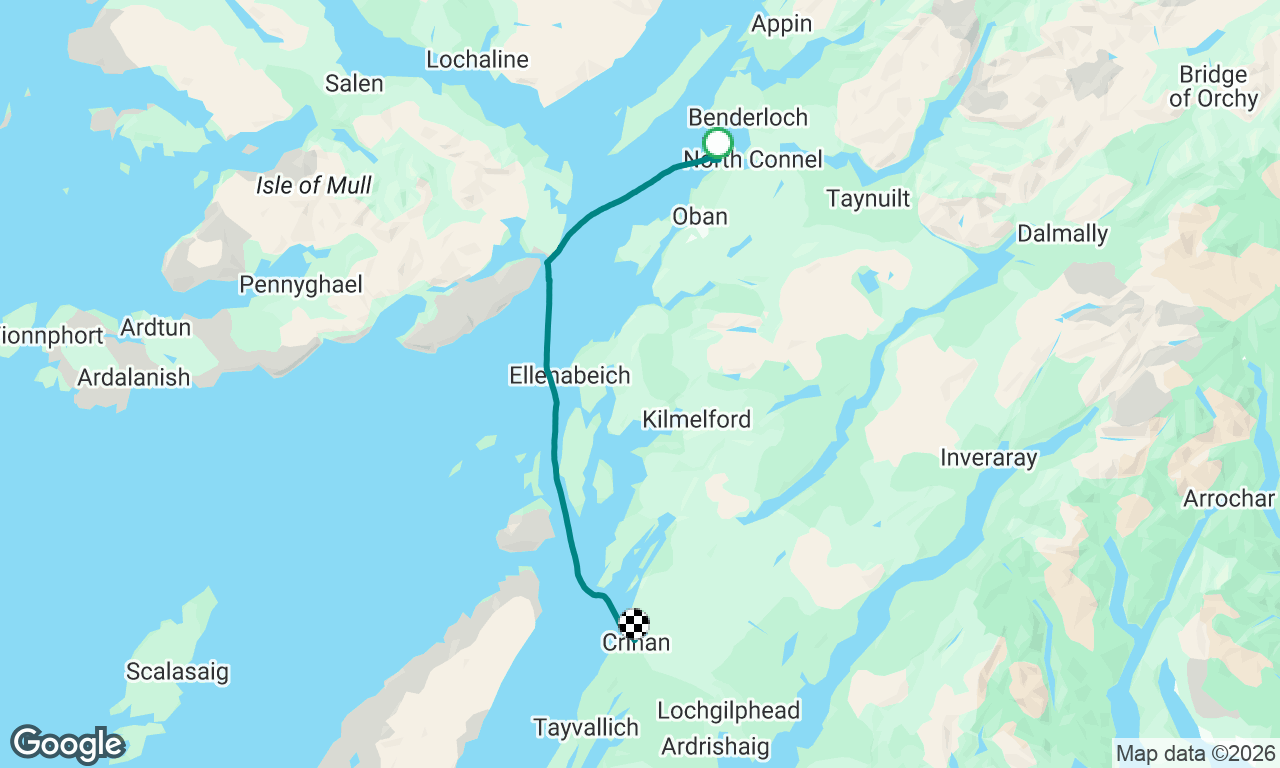 Big 60 Day 1 - Dunstaffnage to Crinan