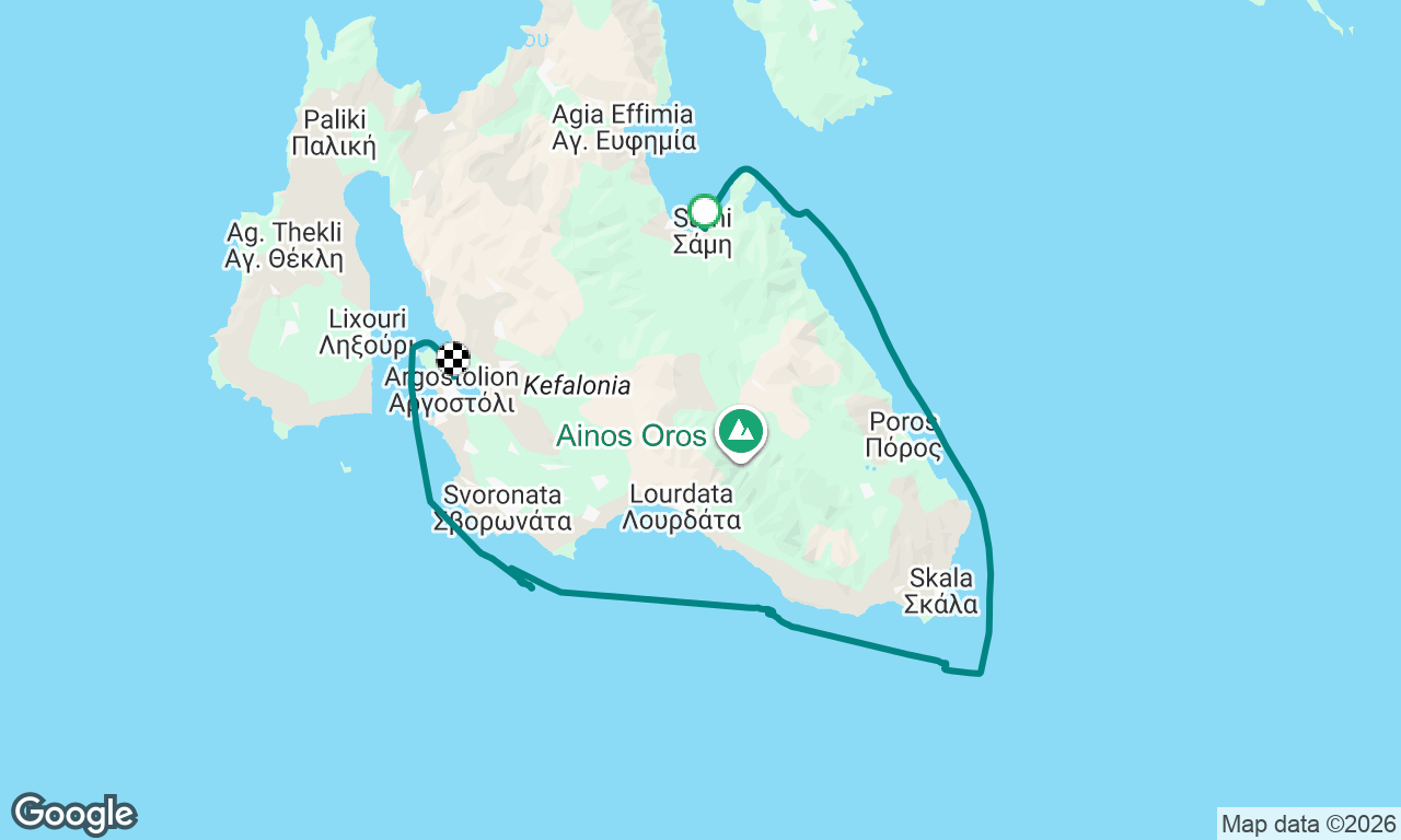 Voyage map