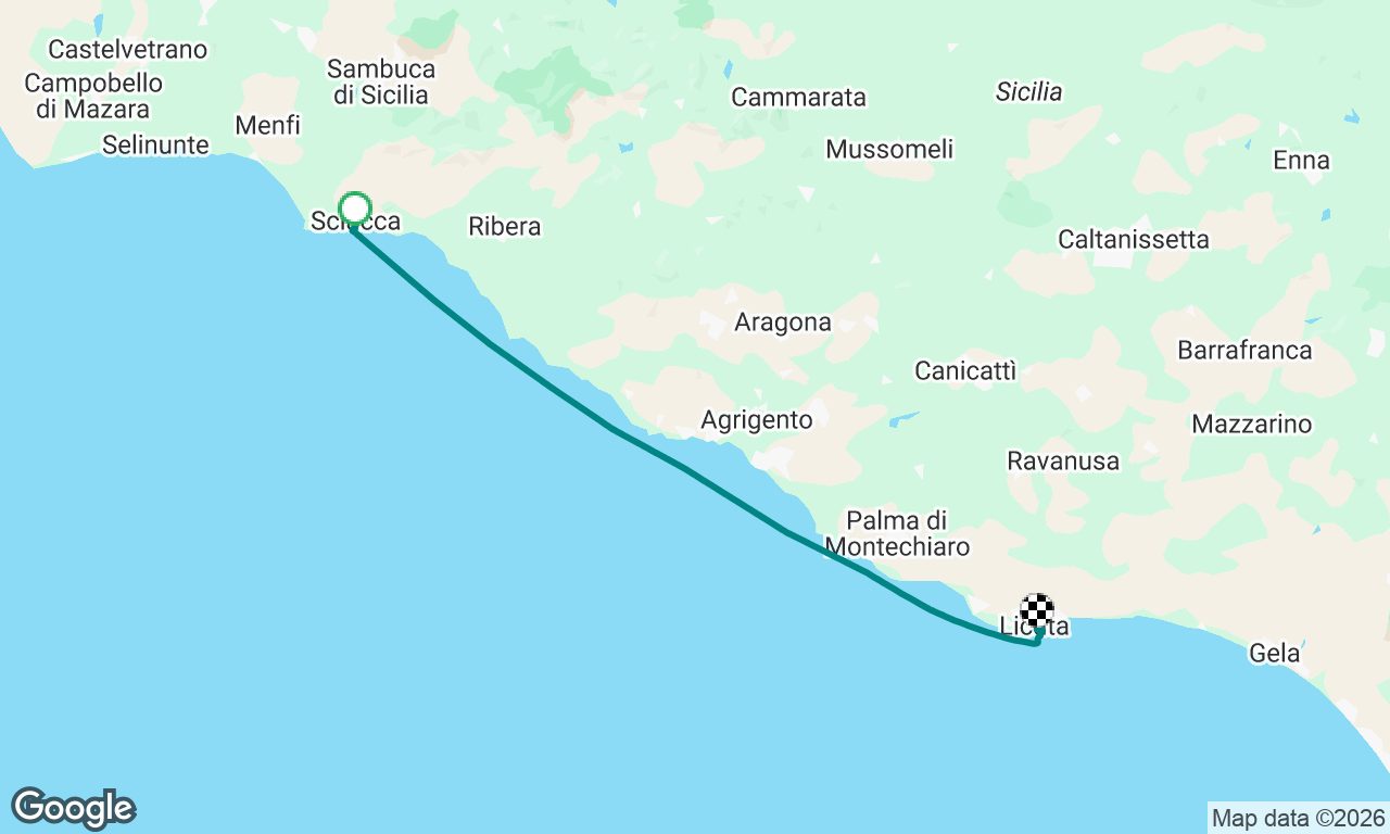 Voyage map