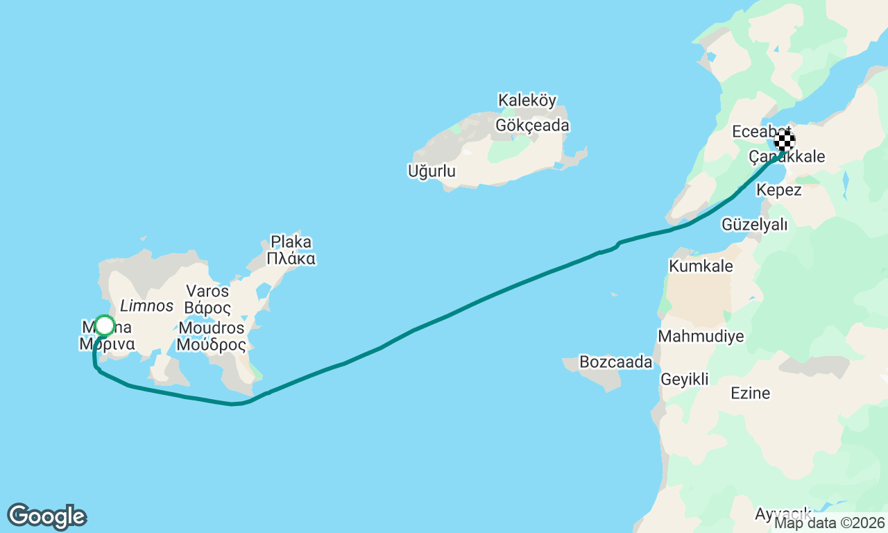 Voyage map