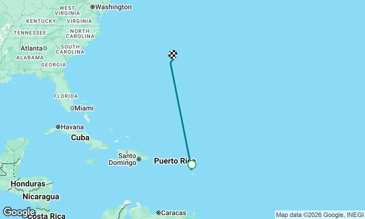Leg one of the transat🦵⛵️ (plotted as best as I could)