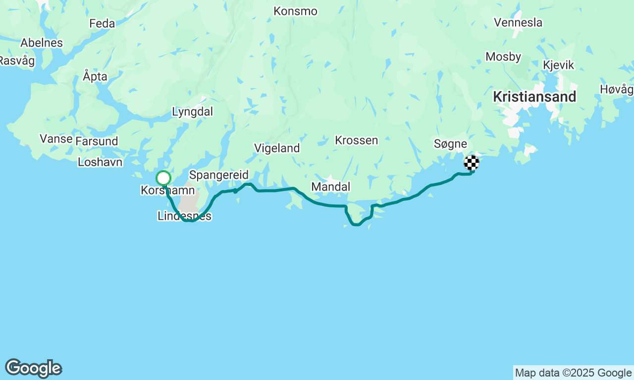 Farsund to Hellesund