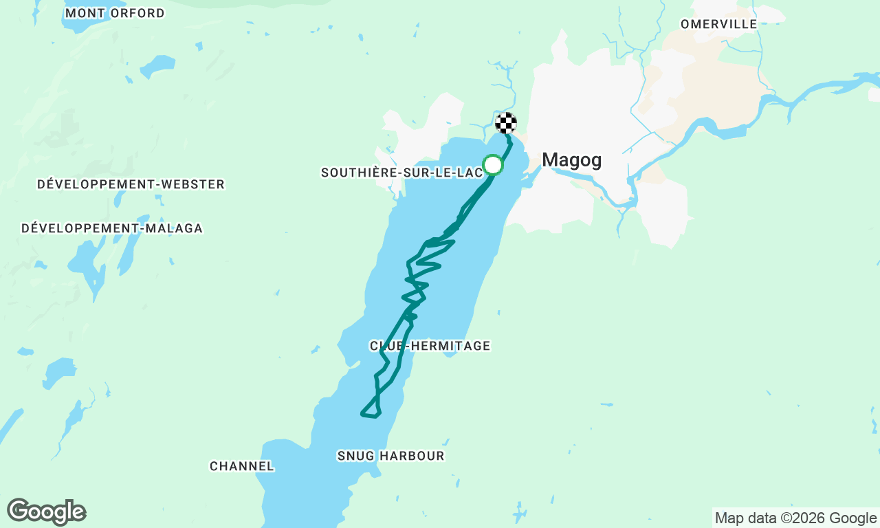 Memphrémagog avec Luc