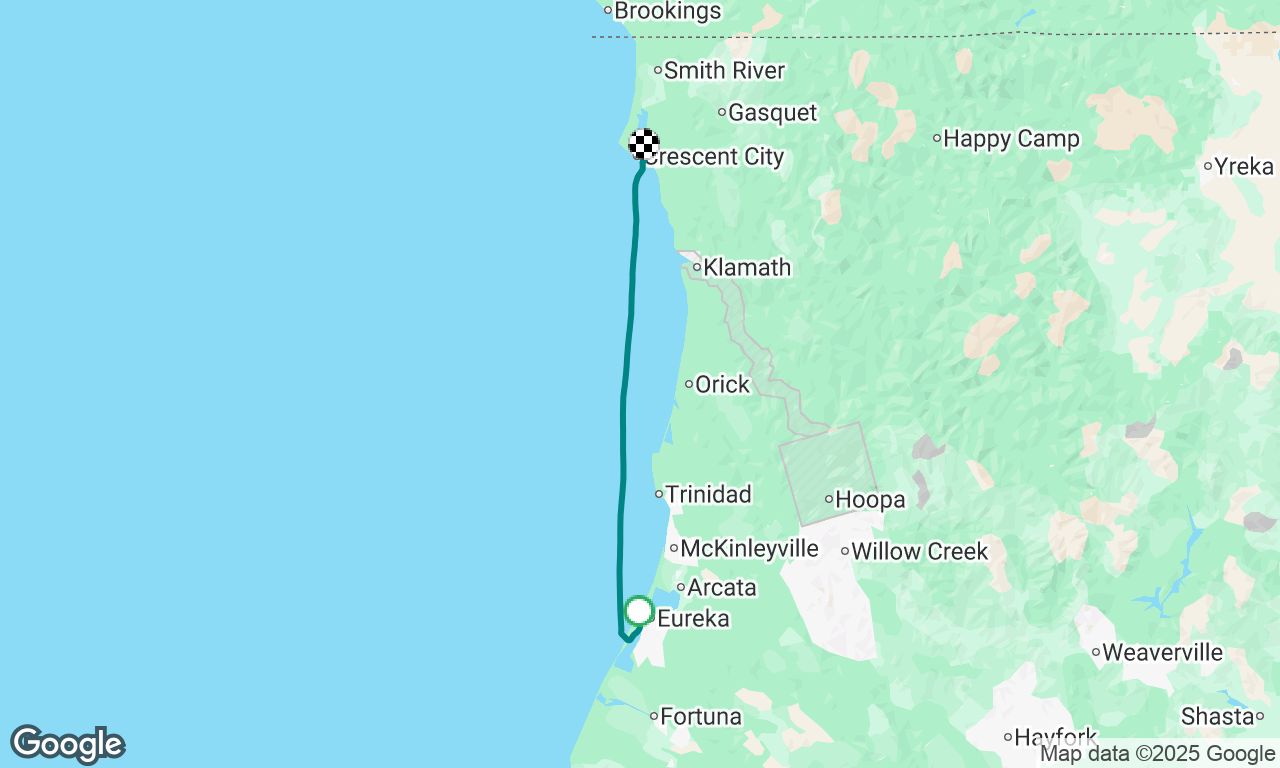 Eureka to Crescent City