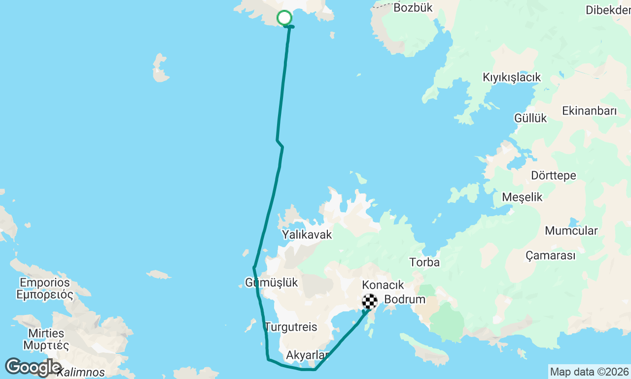 Voyage map