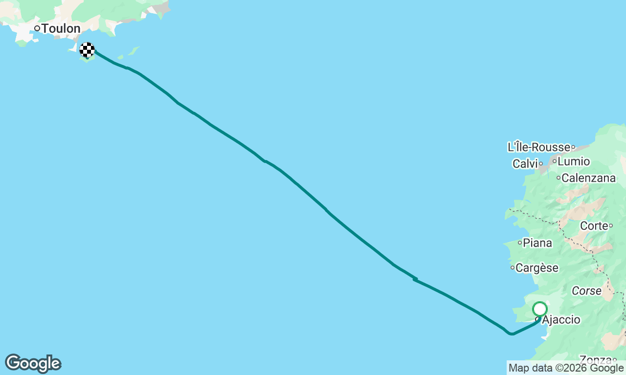 Voyage map