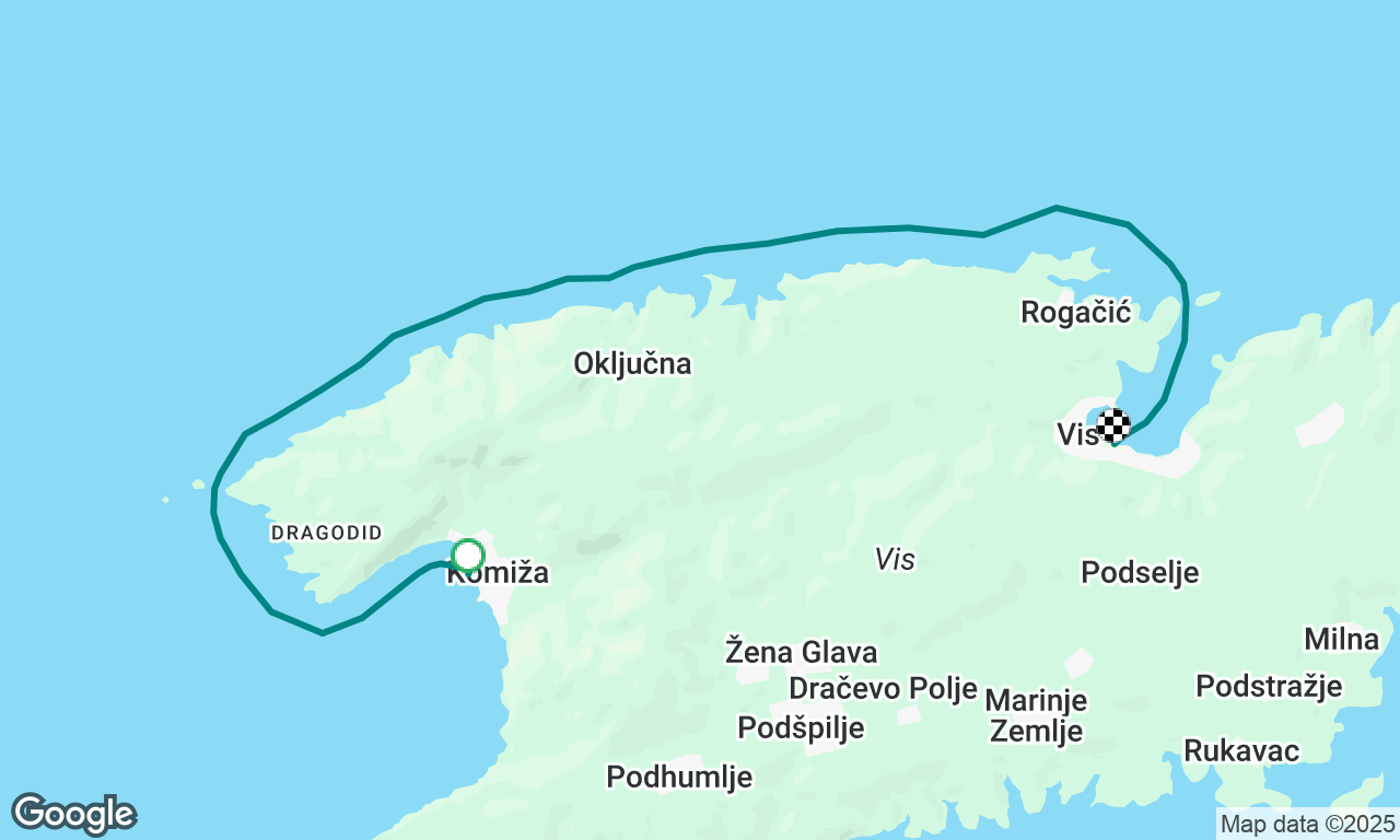 Komiza/Vis to Vis/Vis