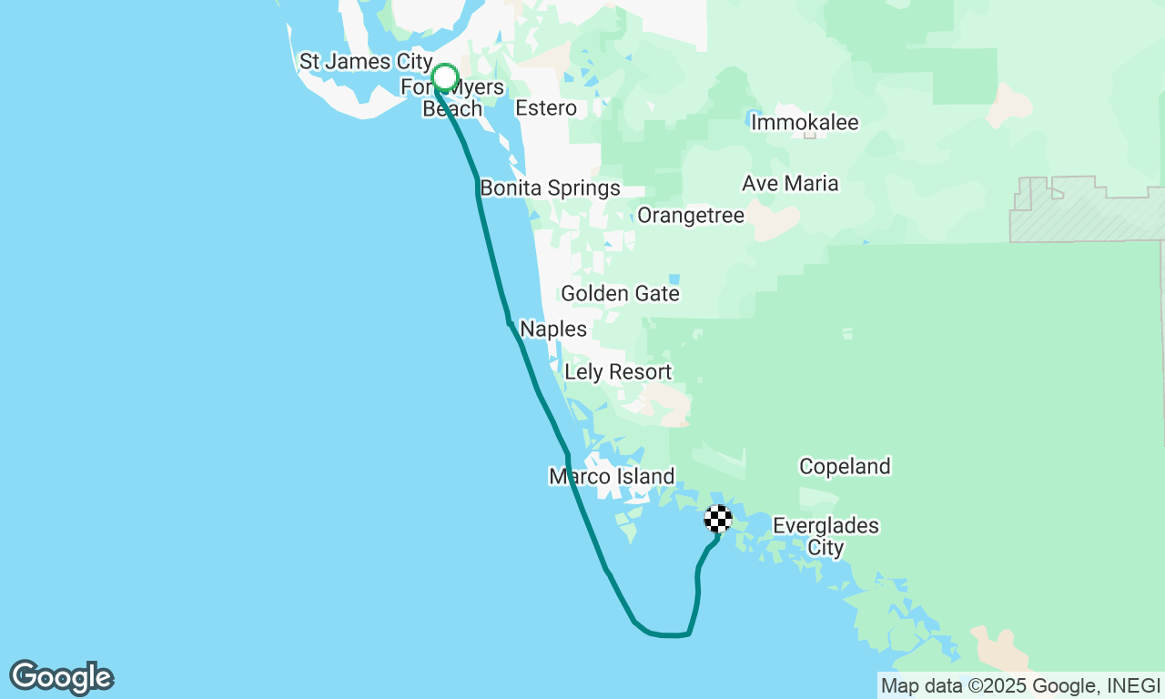 Bluewater Academy Flotilla 2025 Day 2 - Ft Myers Beach to Panther Key