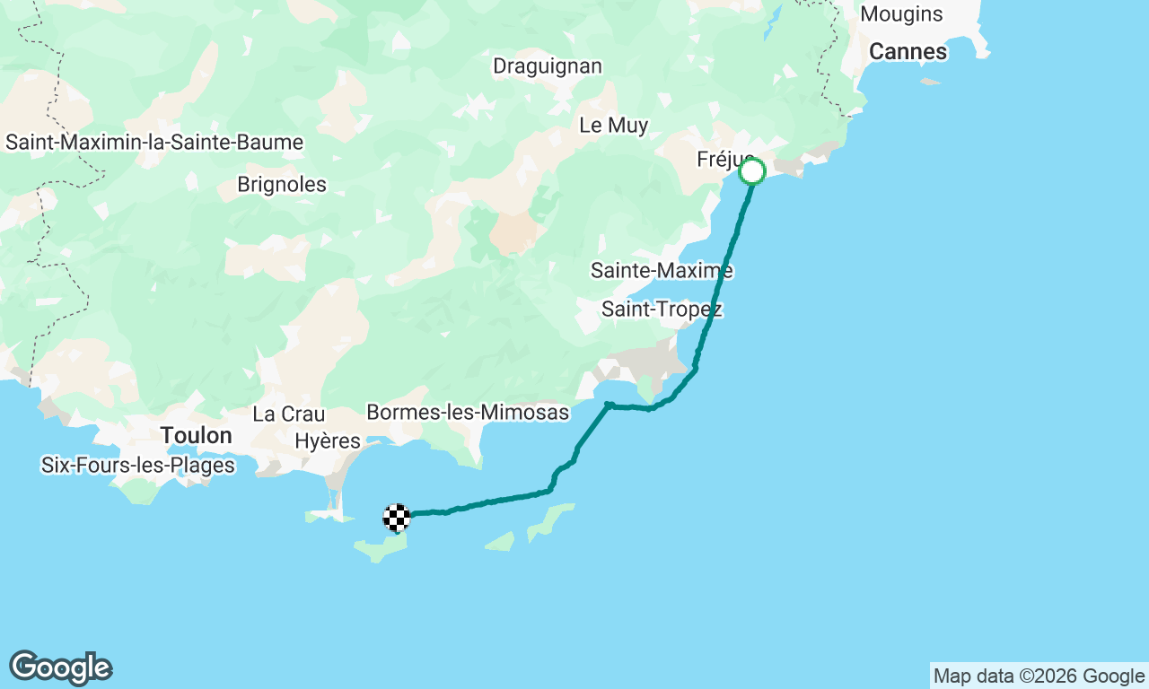 Voyage map