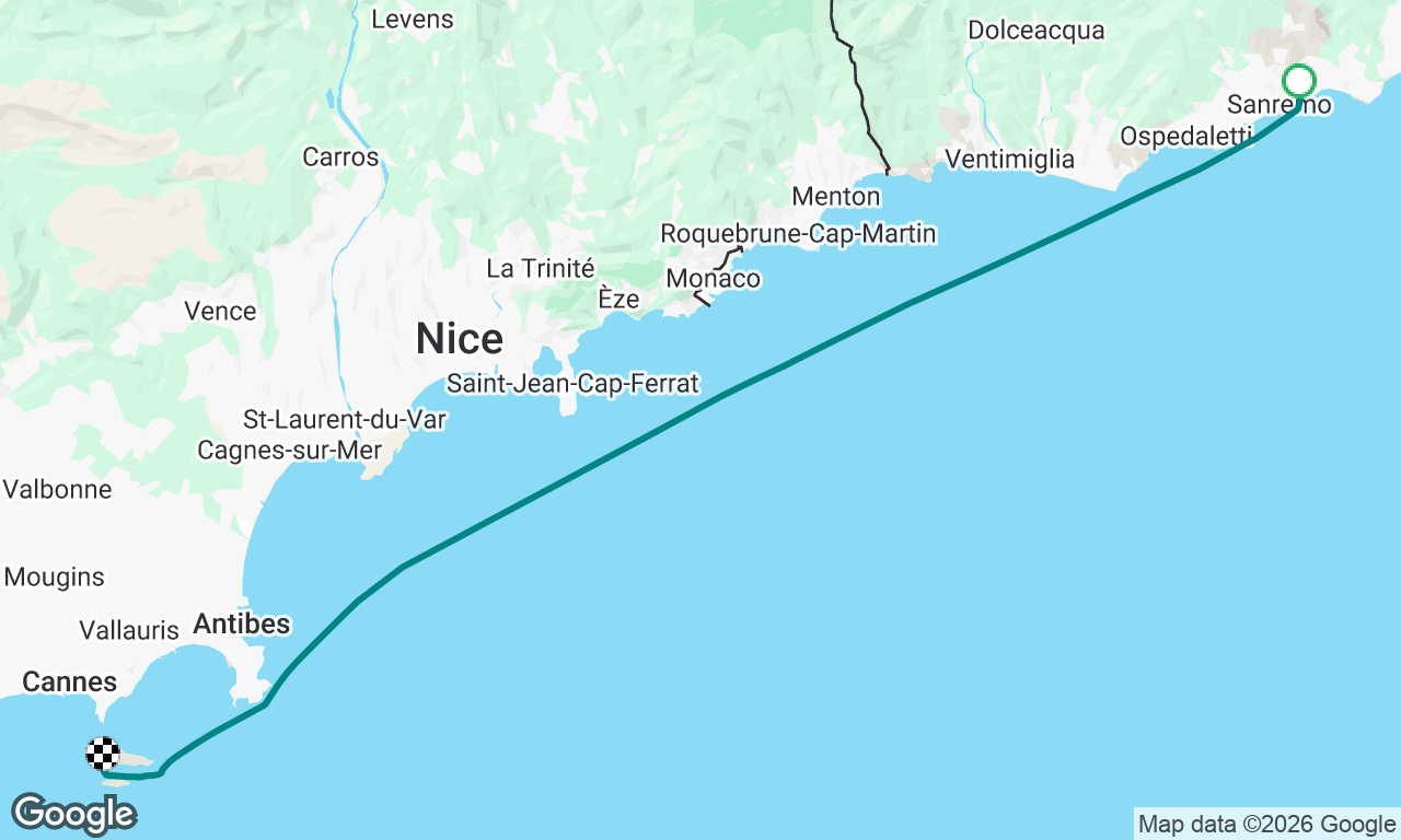 Voyage map