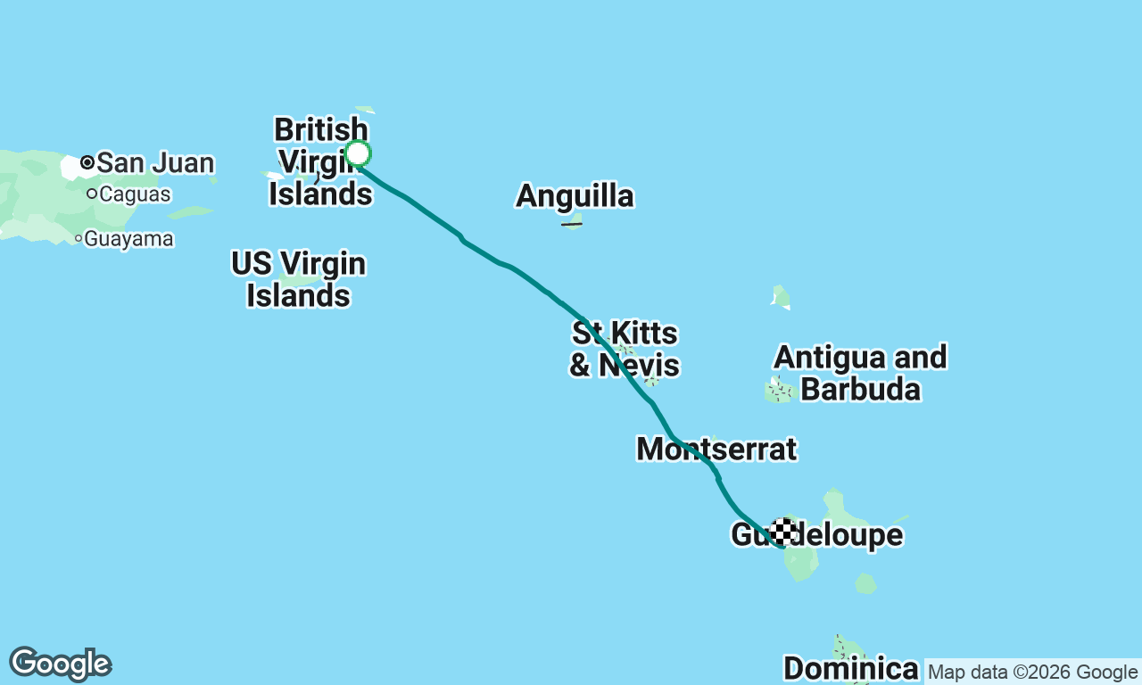 BVI to Guadaluope