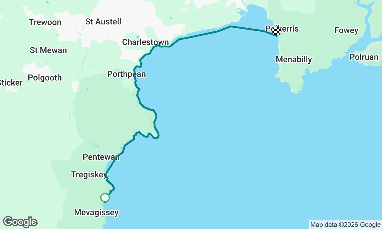 Mevagissey to Polkerris