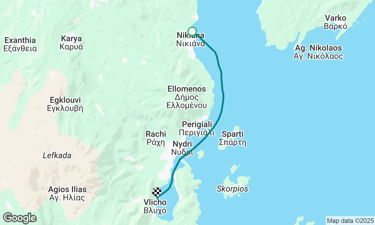Voyage map