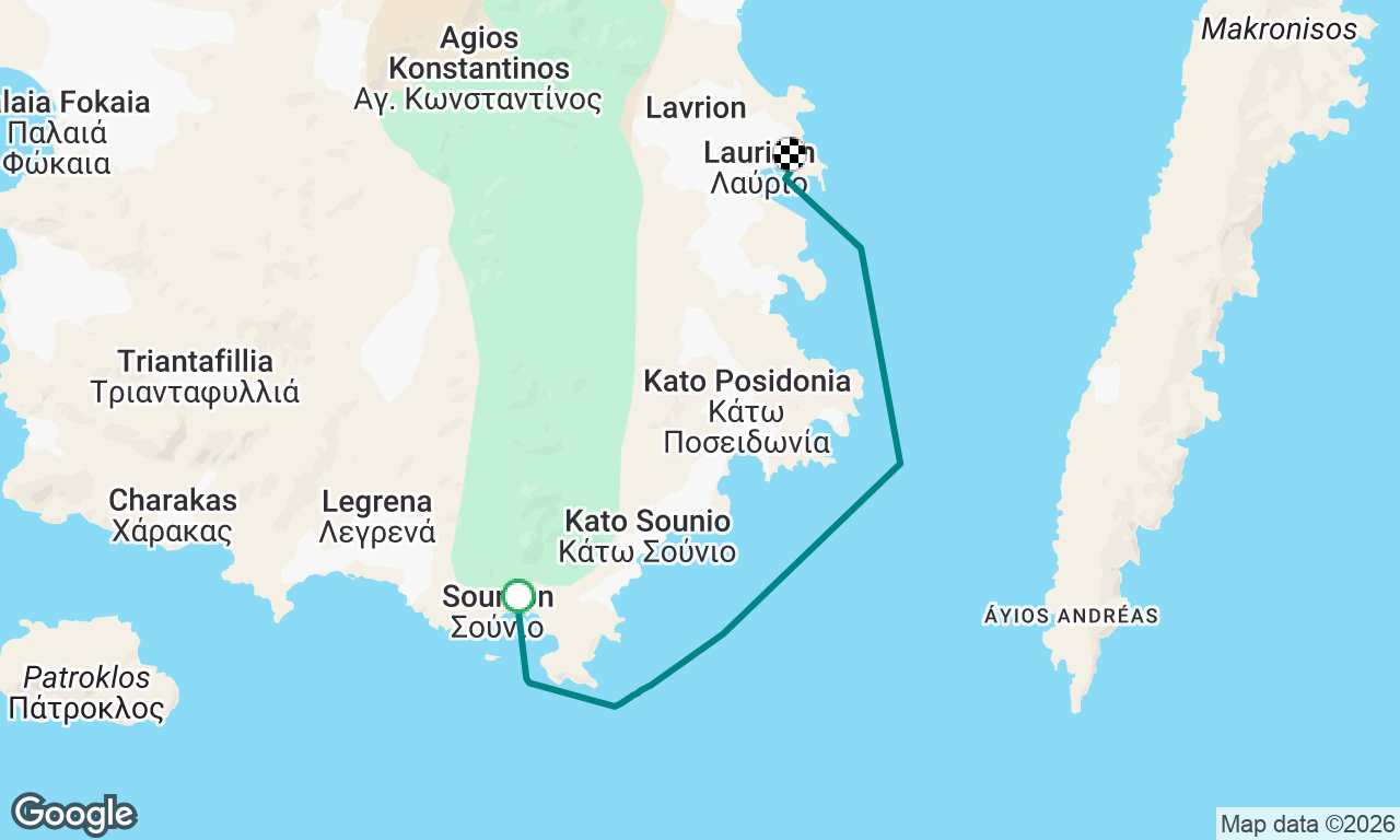 De Sounio à Lavrio
